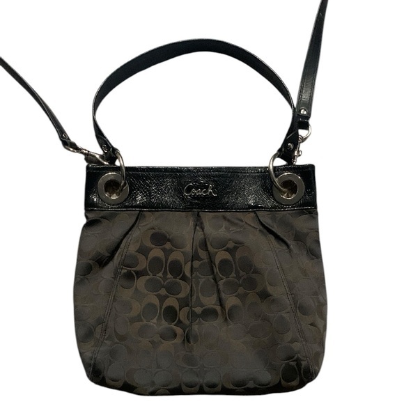 • Coach logo bag brown and black - Picture 1 of 5